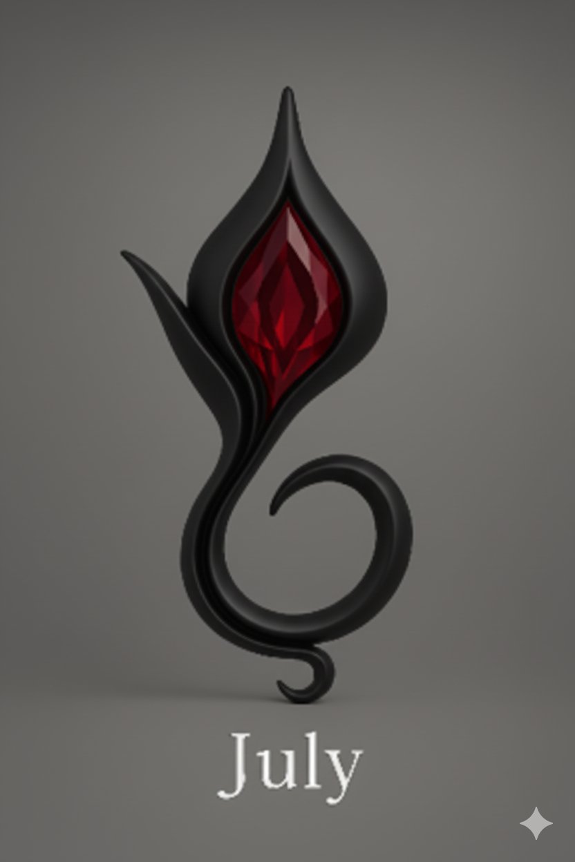 July Ruby — Black Rhodium