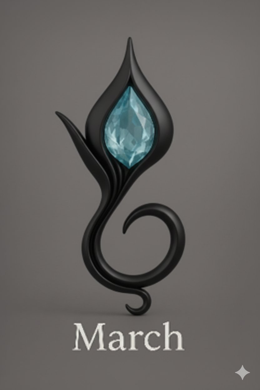 March Aquamarine — Black Rhodium