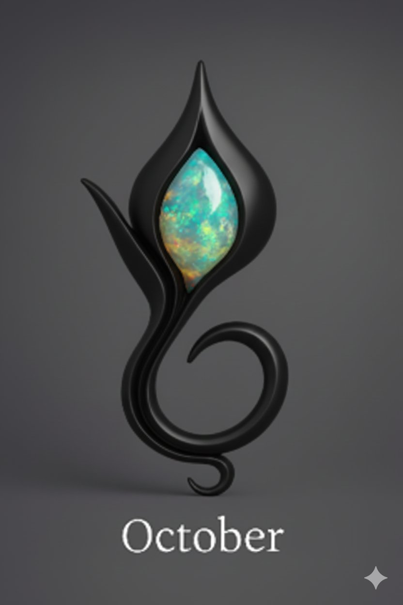 October Opal — Black Rhodium