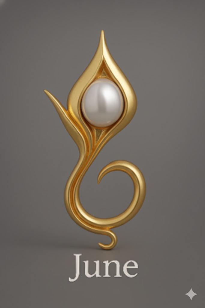 June Cultured Pearl — 14k Gold Vermeil